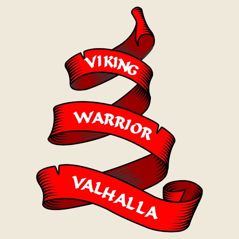 Wikinger Wimpel oder Banner rot