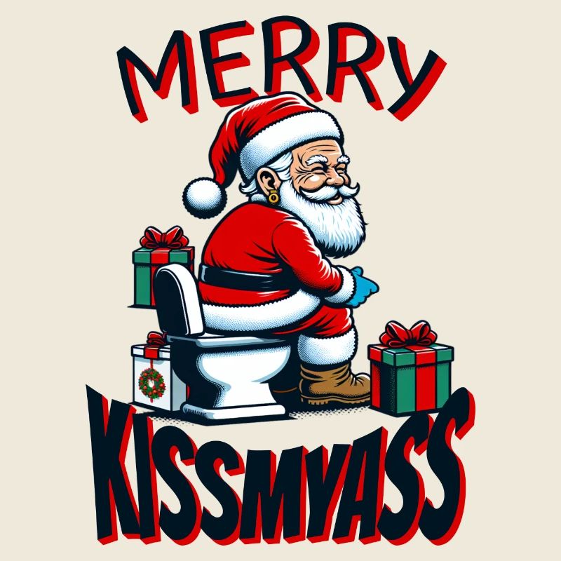 Lustige Weihnachtsmann