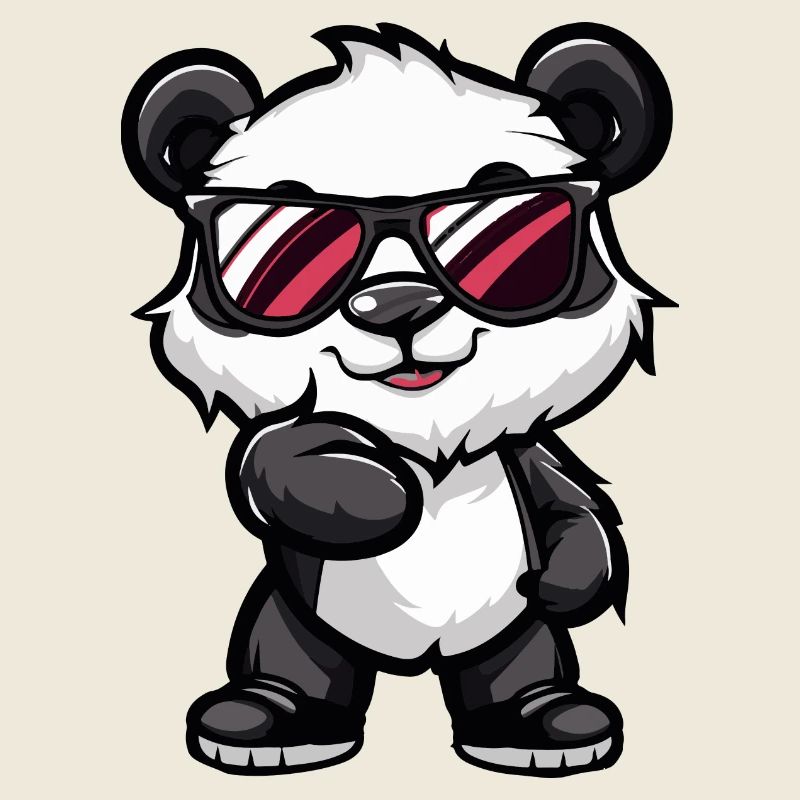 Panda Comic Cool