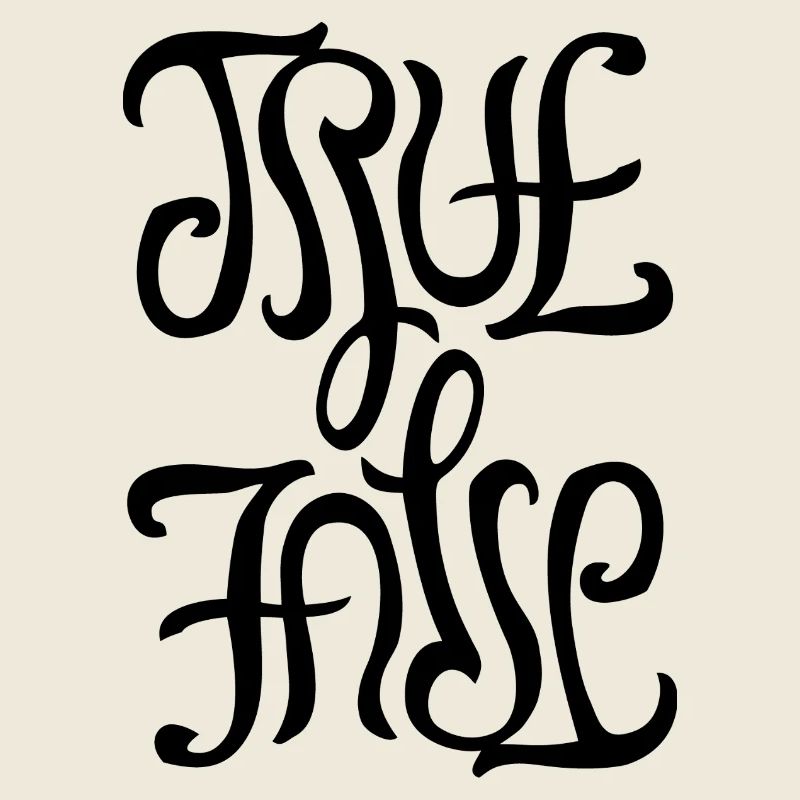 Ambigram for True/False