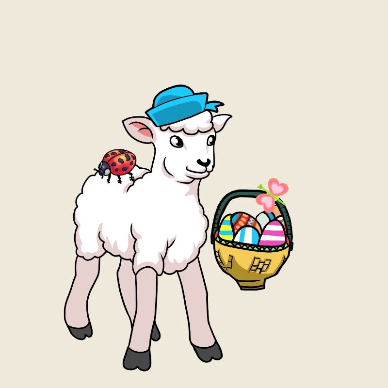 80er 90er Lamm Lämmer Schaf Schafe Ostern