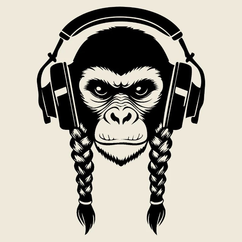 Beat Maker Monkey Head Studio Session Edition Shirt