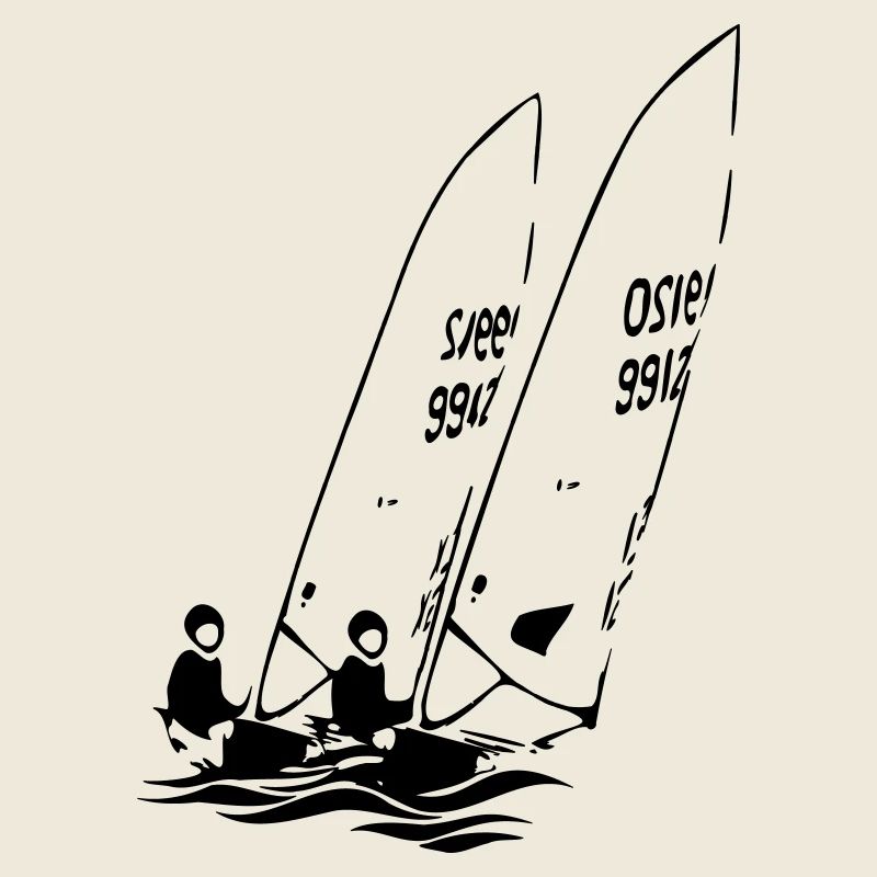 ILCA Dériveurs laser à voile dans la régate