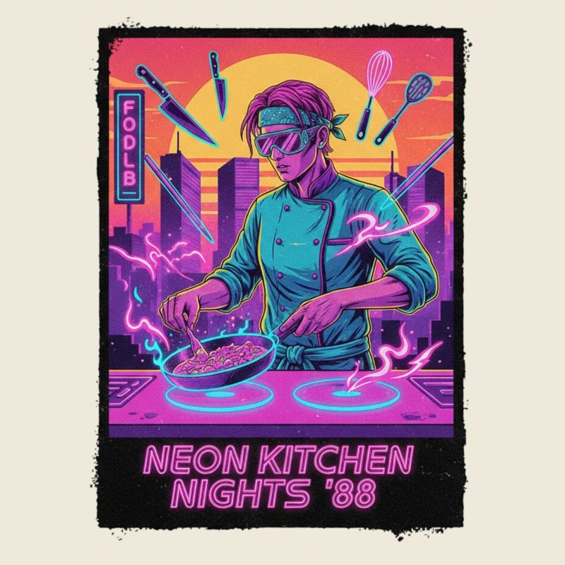 Retro Wave Kitchen