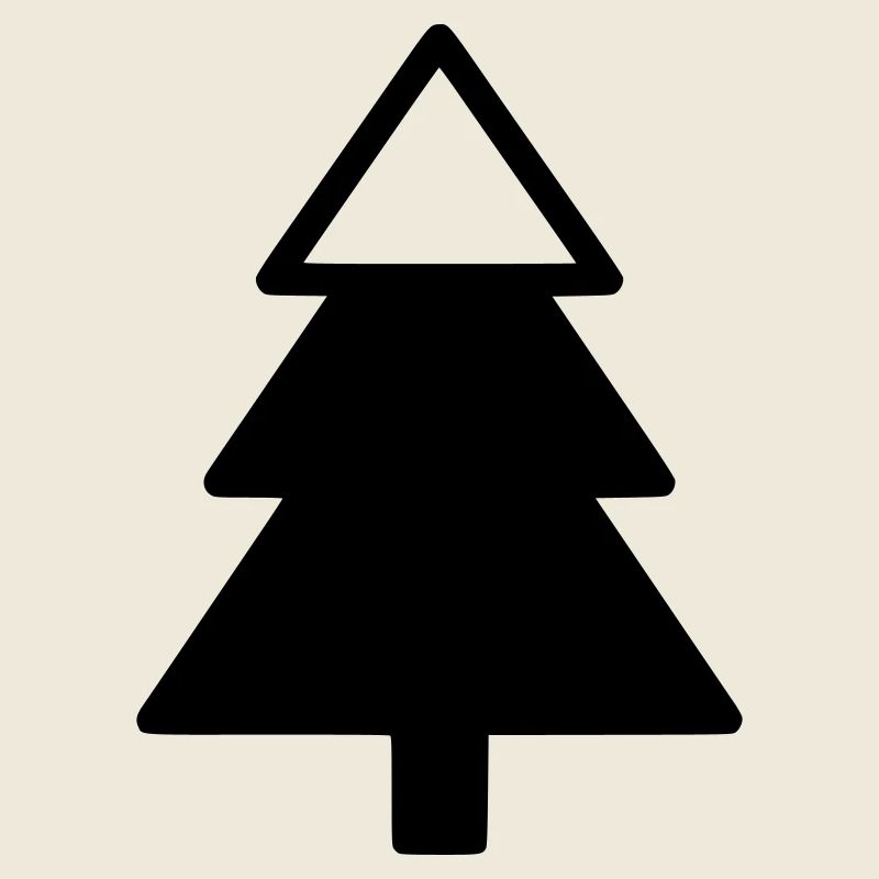 Fir Tree Forest Silhouette