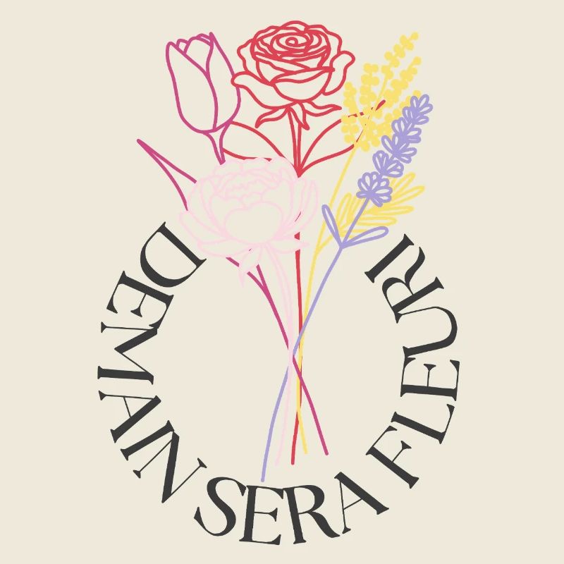 Ich hoffe, dass Bouquet LineArt morgen blumig sein wird