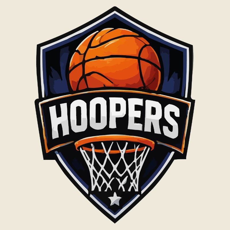 Logo de basket-ball Hoopers Shield