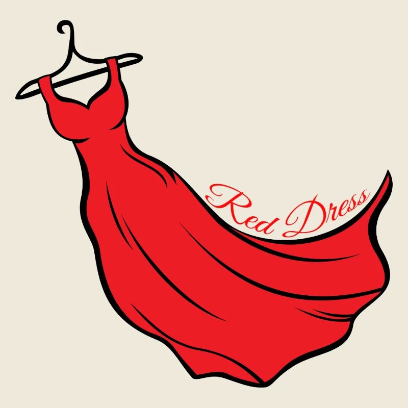 Rotes Kleid