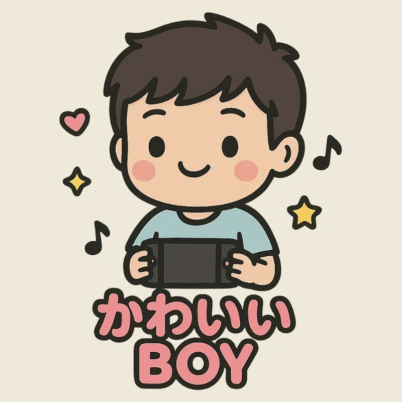 Cute boy with game controller