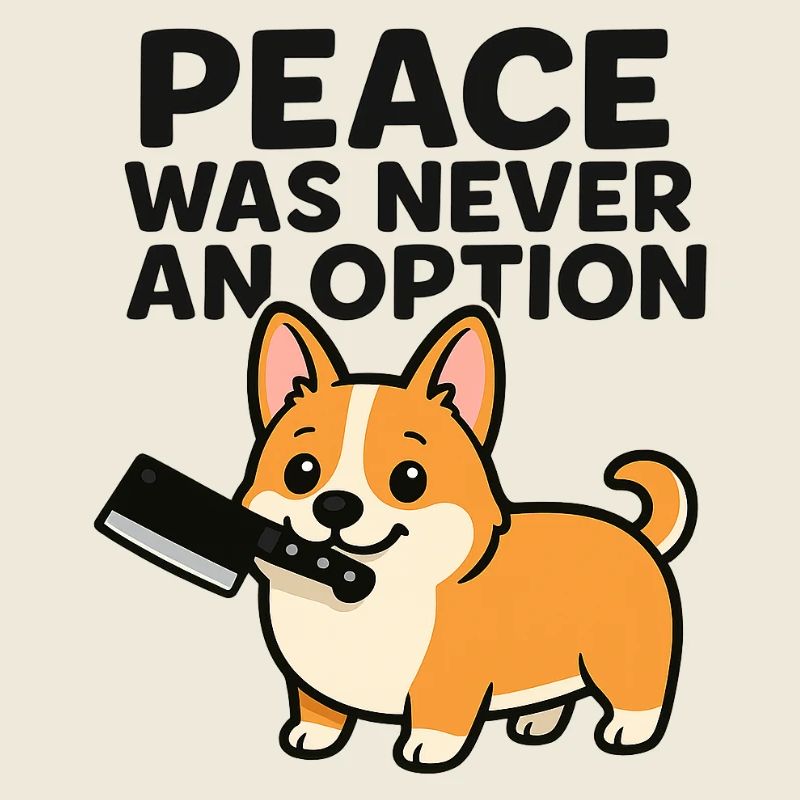 Peace Was Never an Option (Corgi)