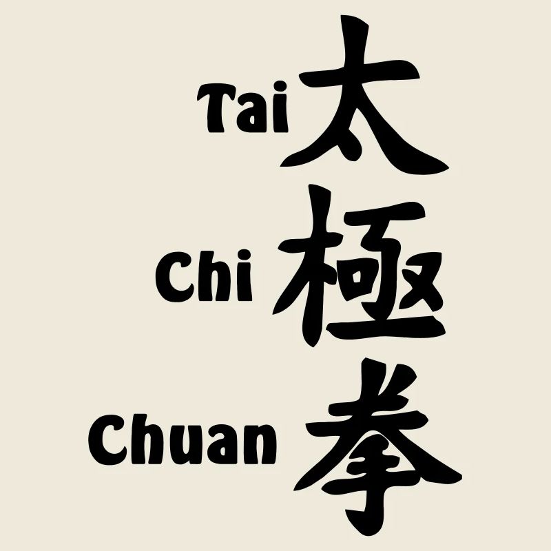 tai ji quan script vertical with text