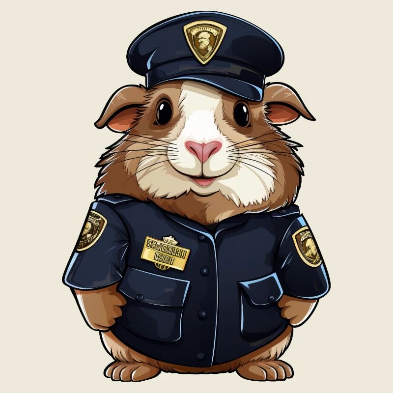 Guinea Pig Policeman