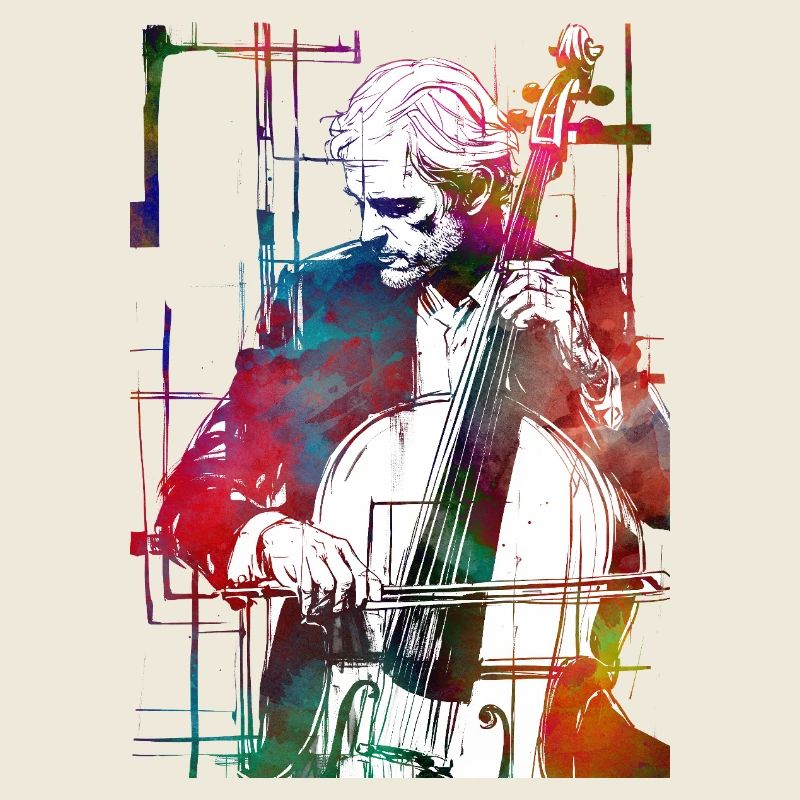 Doubble bass music art