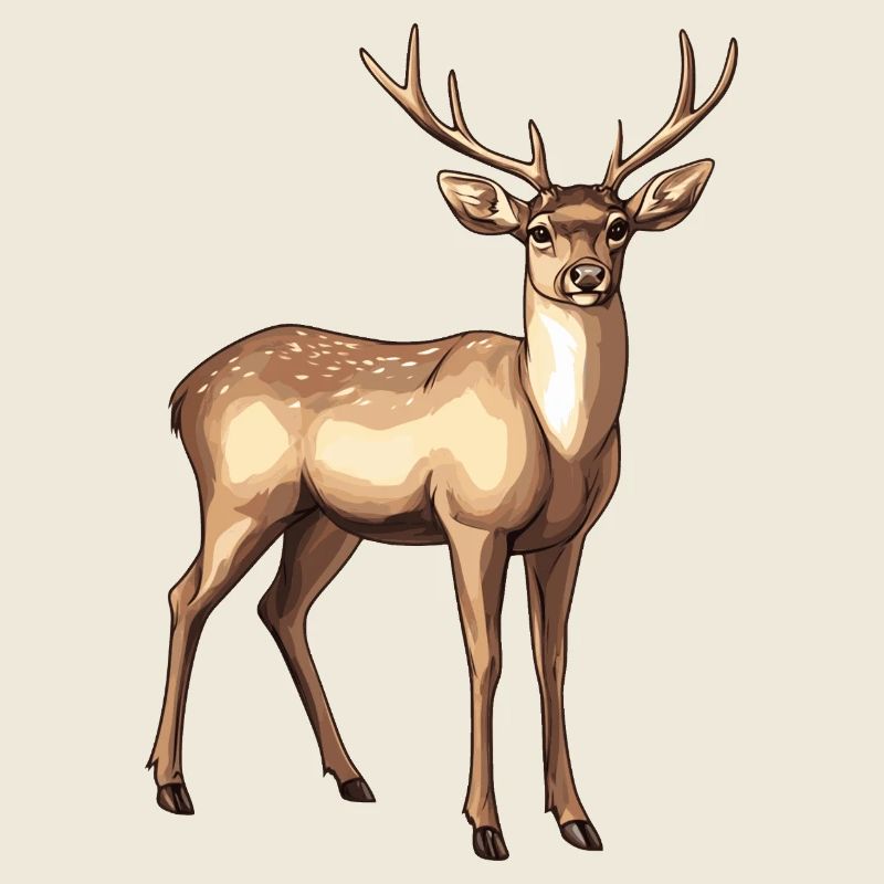 cerf gracieux