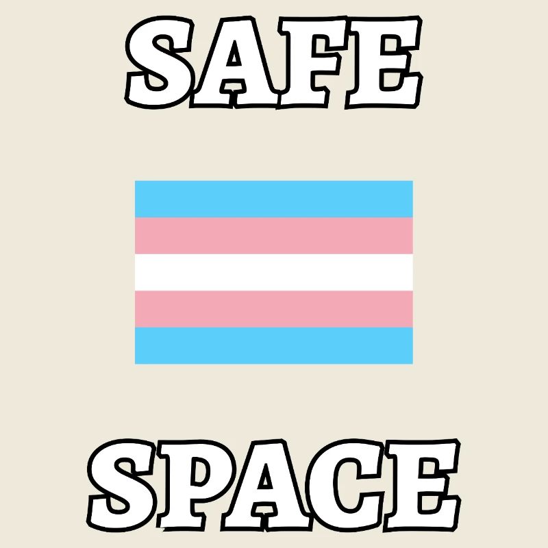 DRAPEAU TRANS SAFE SPACE