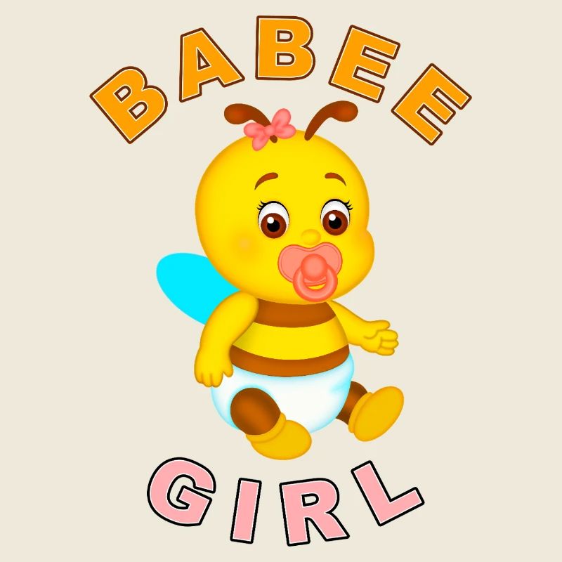 BABEE Mädchen mit Text