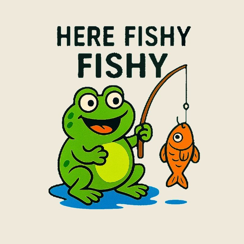 Friendly Fish Monkey and Frog