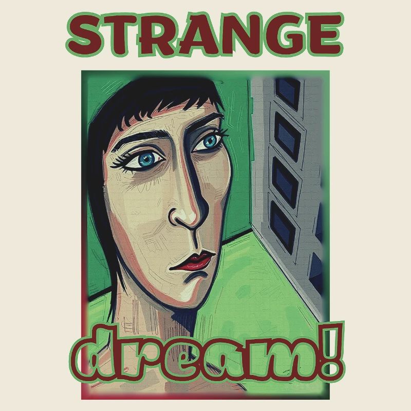 Psychedelic Portrait with Inspirational Text