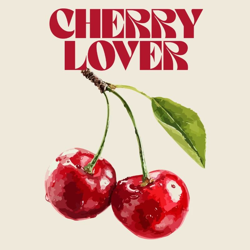 Cherry Lover Botanical Illustration