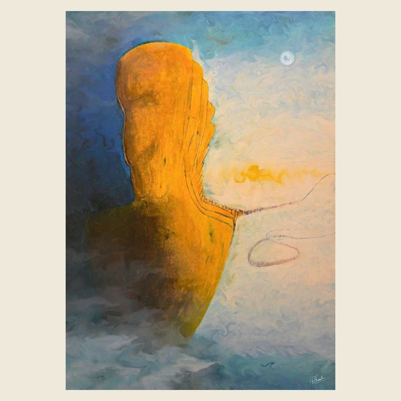 Abstract Multitude Human Silhouettes