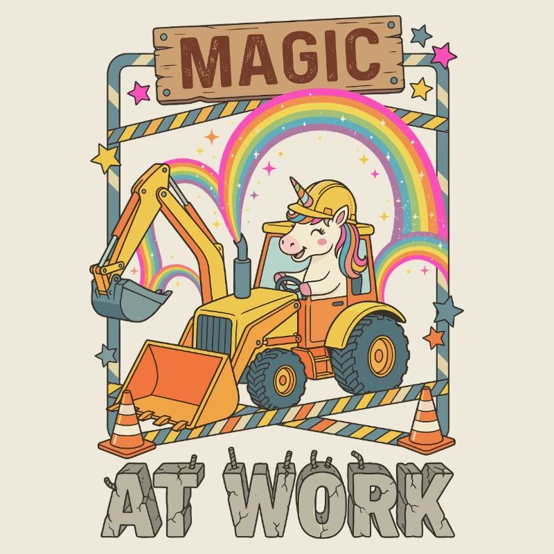 Magic At Work Unicorn Excavator