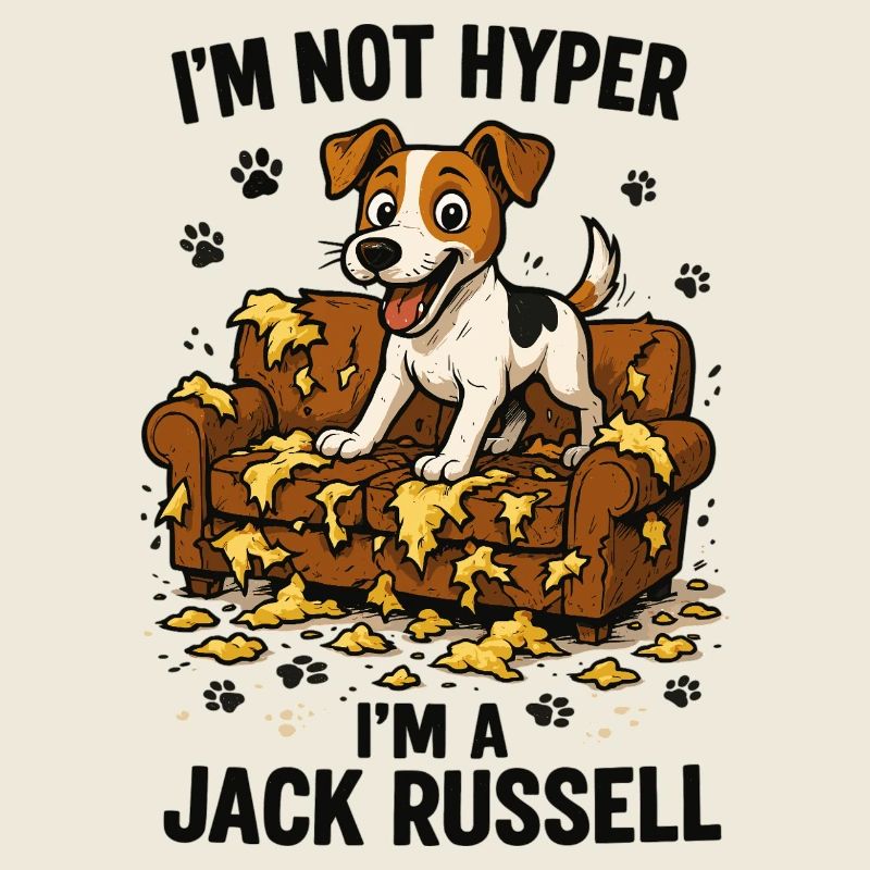 Jack Russell Terrier Funny Hyperactive Gift