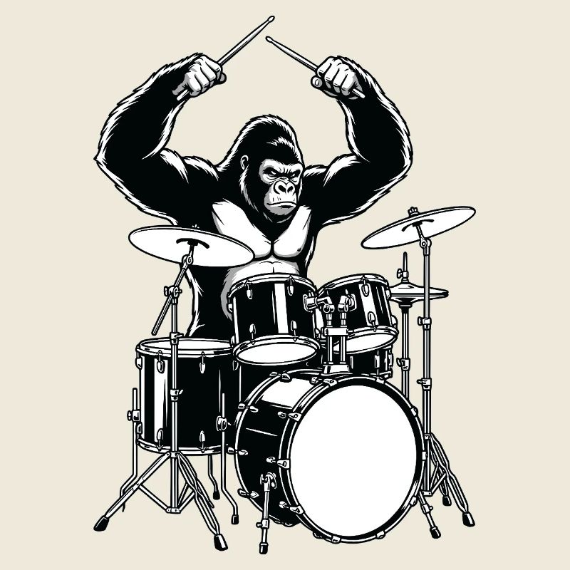Drummer Gorilla - drums