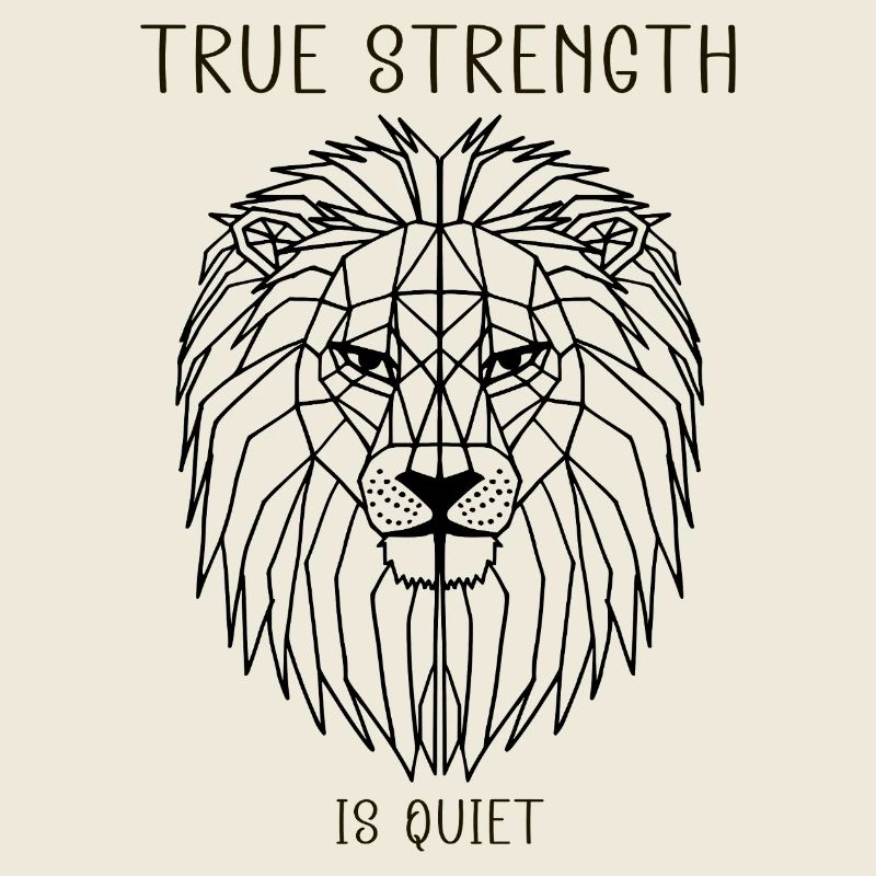 true strength is quiet