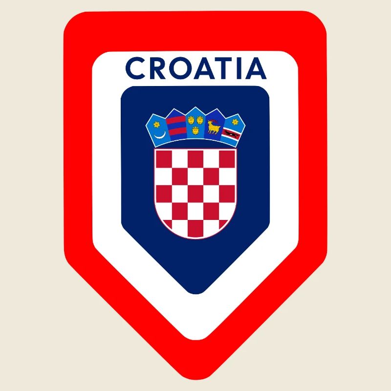 Kroatisches Wappen Emblem