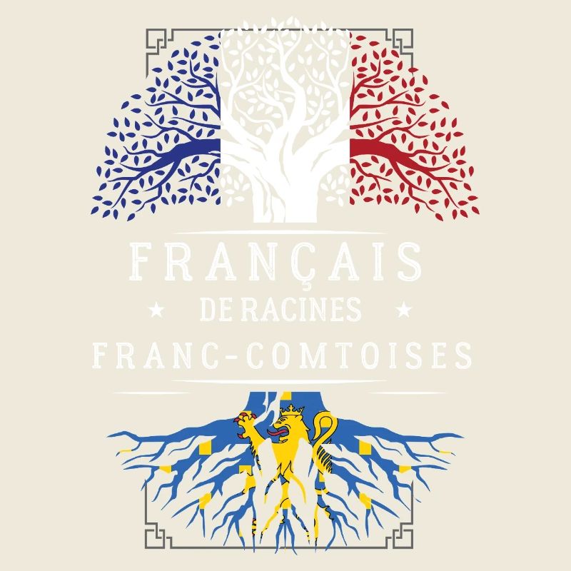 Francais De Racines Franc Comtoises T-Shirt Cad...