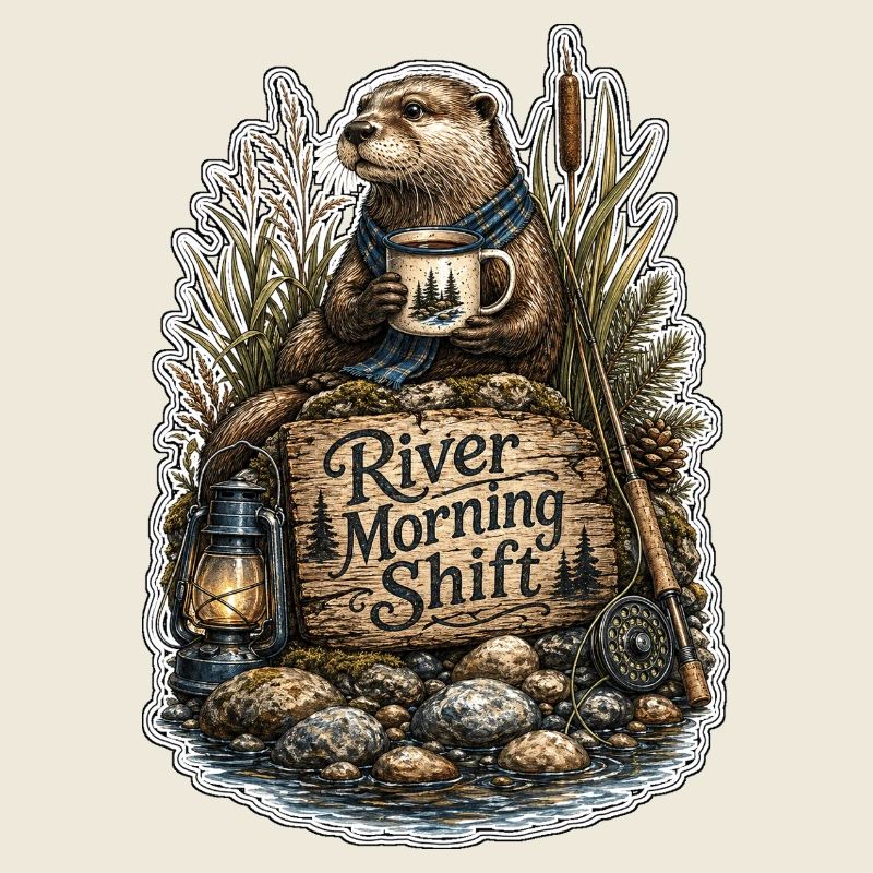 Loutre du Quart du Matin de la Rivière