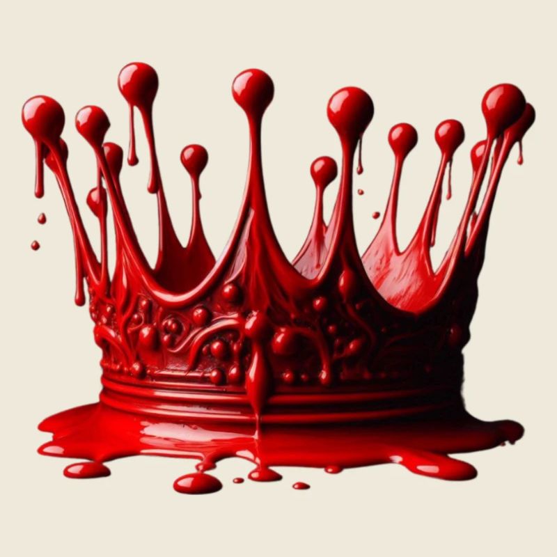 Couronne de cire 👑 à cacheter rouge
