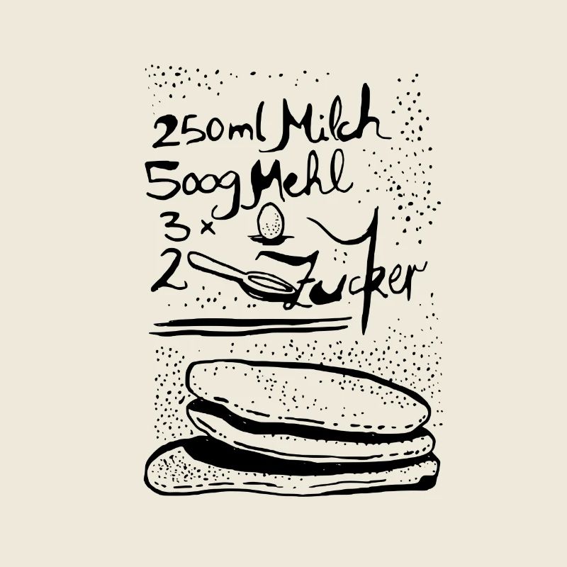 Pfannkuchen Design Rezept klassisch