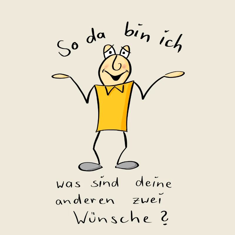 So da bin ich