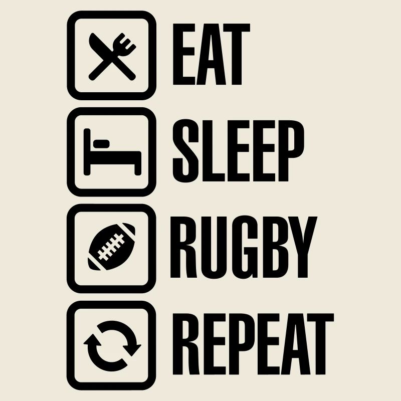 Eat Sleep Rugby Repeat