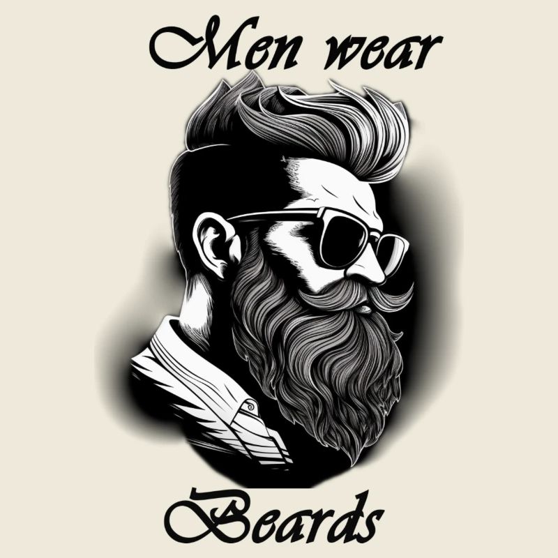 Men wear beards