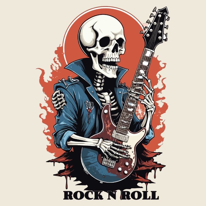 Rock 'n' Roll Skelett