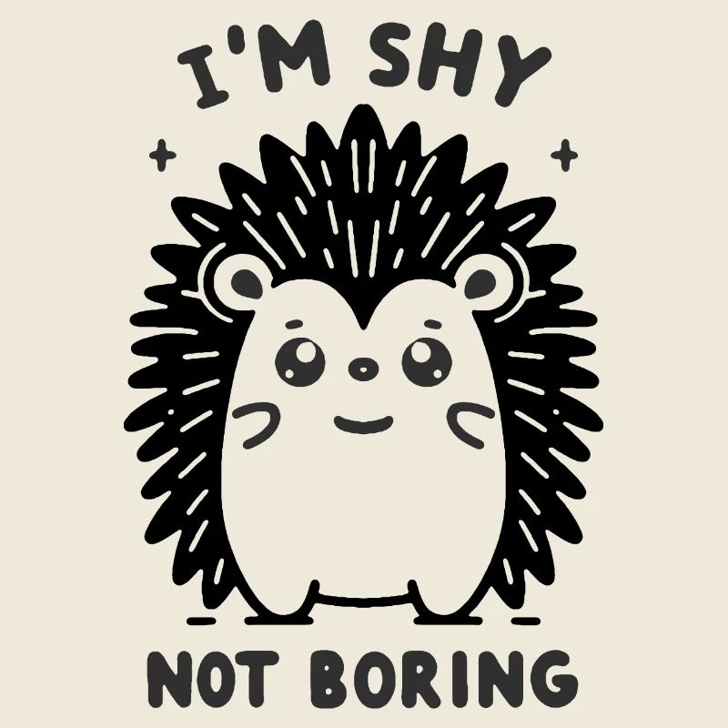 Shy Black Hedgehog