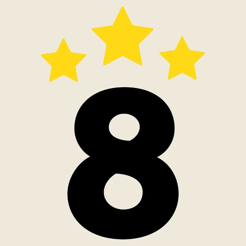 8 ans étoile - cadeau 8e anniversaire