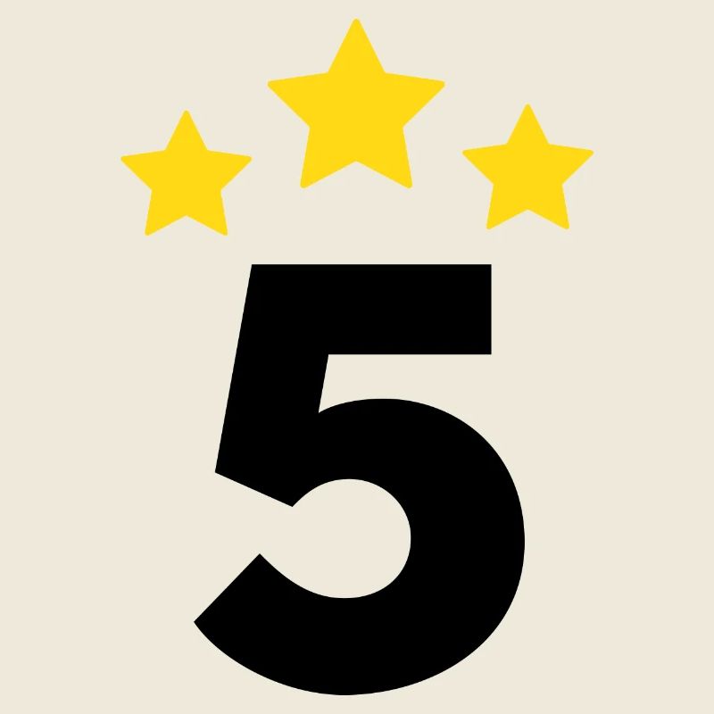 5 Jahre Stern - Geschenk zum 5. Jubiläum