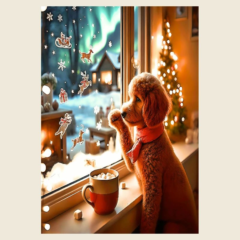 Poodle dreams.