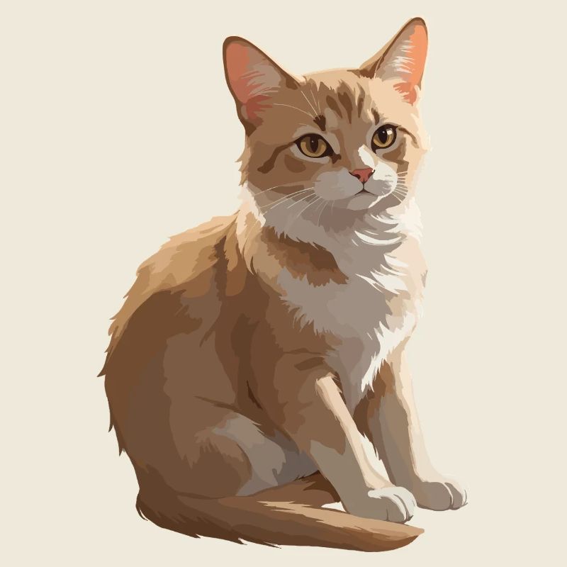 Chat mignon - Conception de chat de compagnie