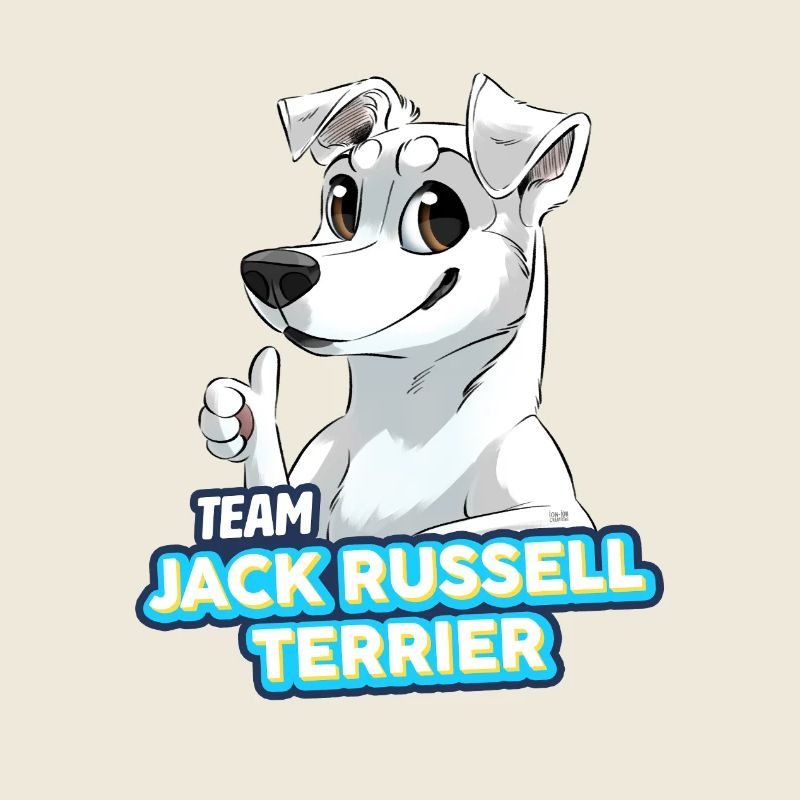 TEAM Jack Russell Terrier - Weiß