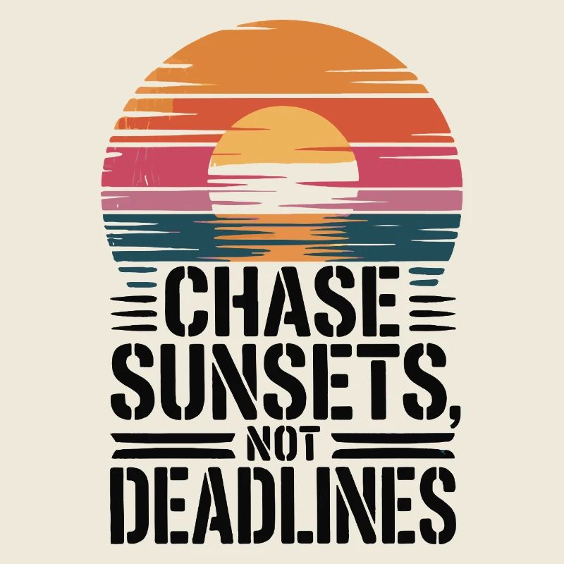 Adventure - Chase Sunsets not Deadlines