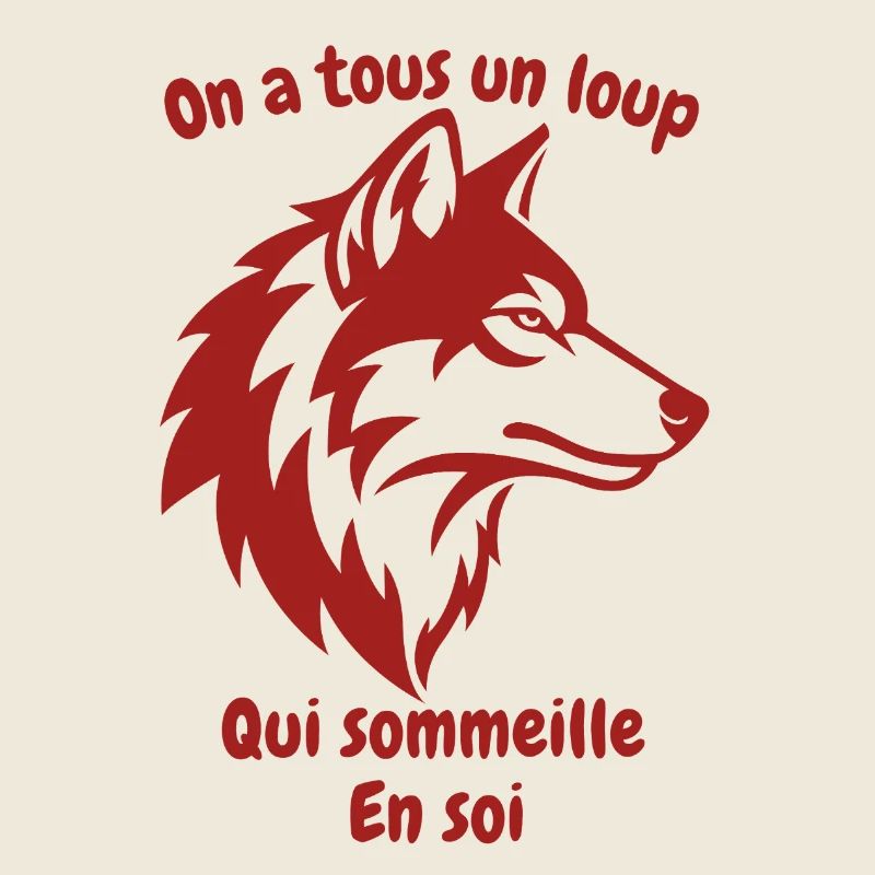 Schlafender innerer Wolf