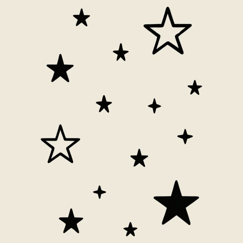 Star Scatter Pattern Design
