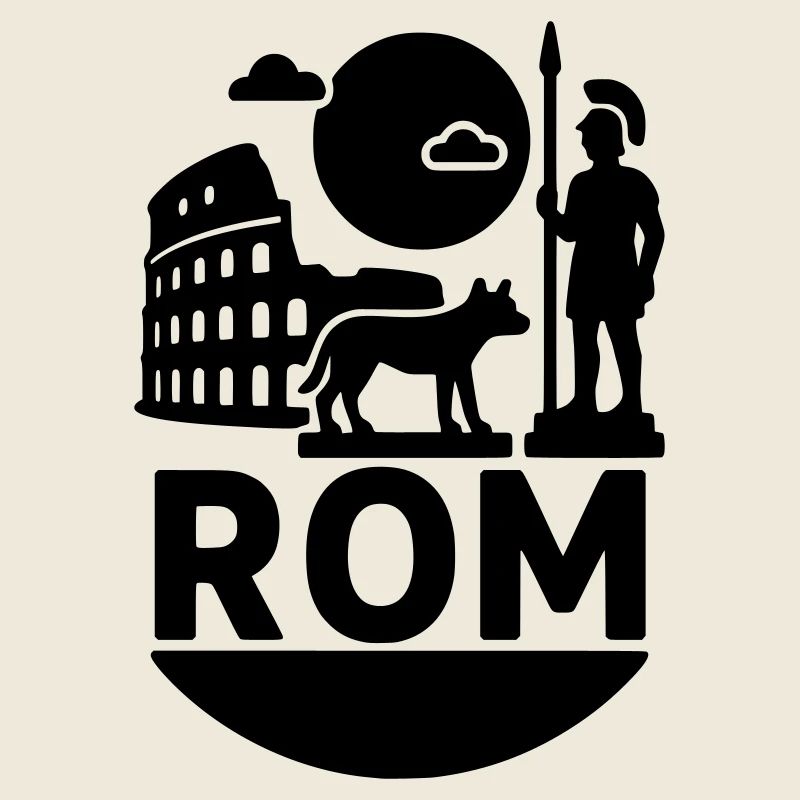 Rome Silhouette Landmark