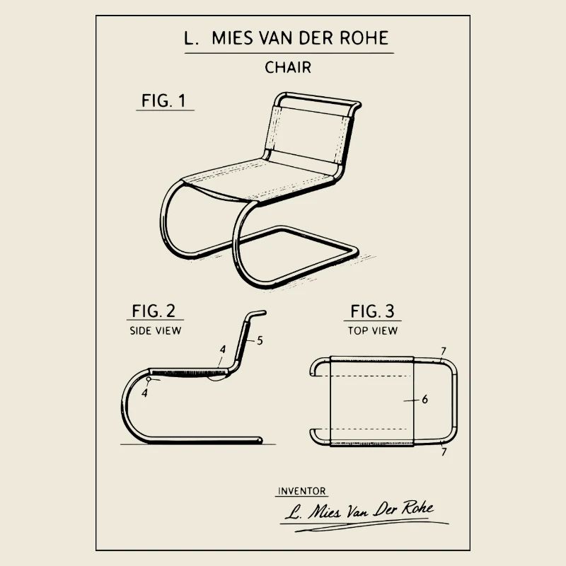 Modernes Stuhldesign