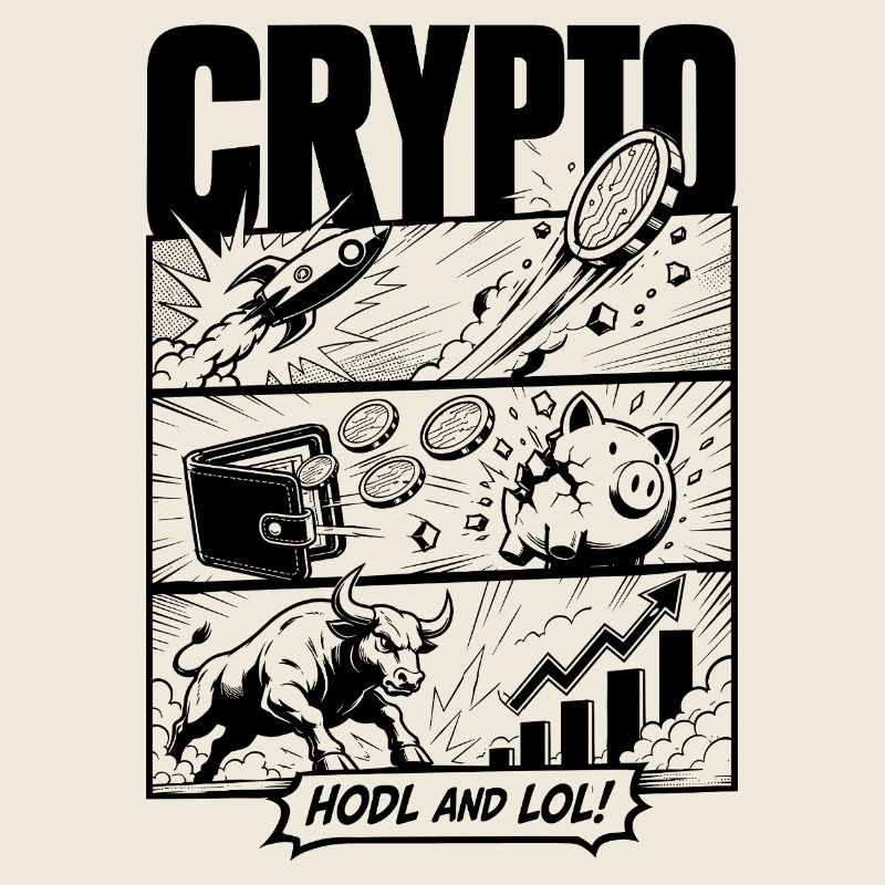 HODL LOL Crypto Comic