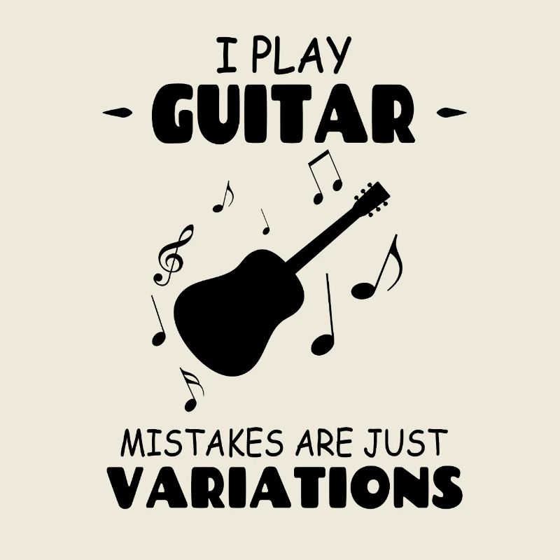 Ich spiele Die Gitarrenfehler sind nur Variationen